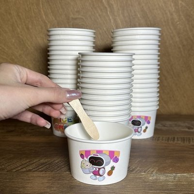 Стаканчики к автомату «Робо мороженое» для мороженого