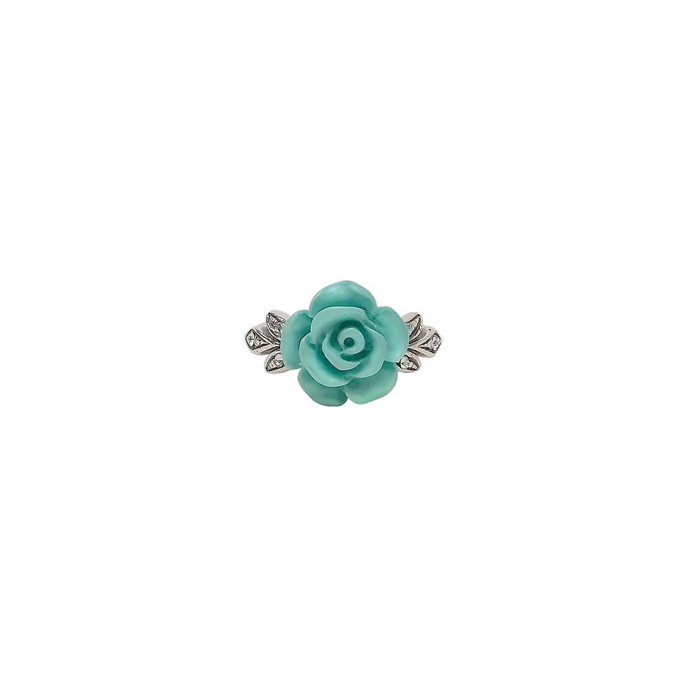 "Удо" кольцо в серебряном покрытии из коллекции "Rosaire"от Jenavi