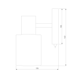 Спот Eurosvet Corso 20089/1 бронза