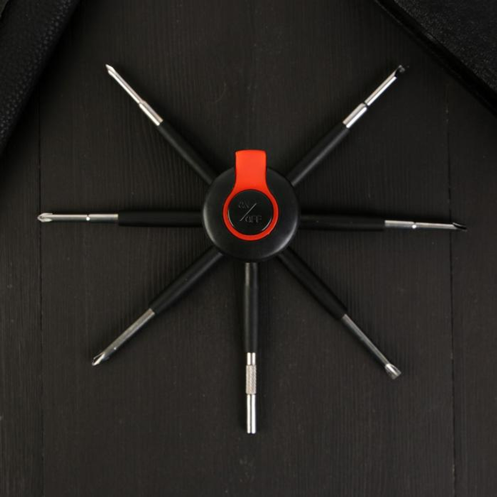 Фонарик мультитул «Беречь от женщин», 8 в 1, пластик