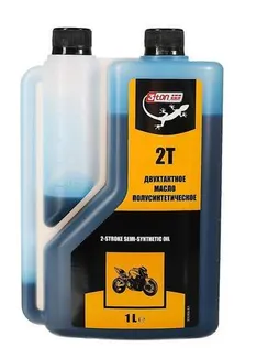 Масло двухтактное 3ton полусинтетическое ТС, 1 л, с дозатором ТМ-111