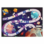 Игра-ходилка, Ракета "Галактика", 3 +, размер игрового поля 420 х 300 мм, в комплекте кубик, 4 фишки, пакет с европодвесом