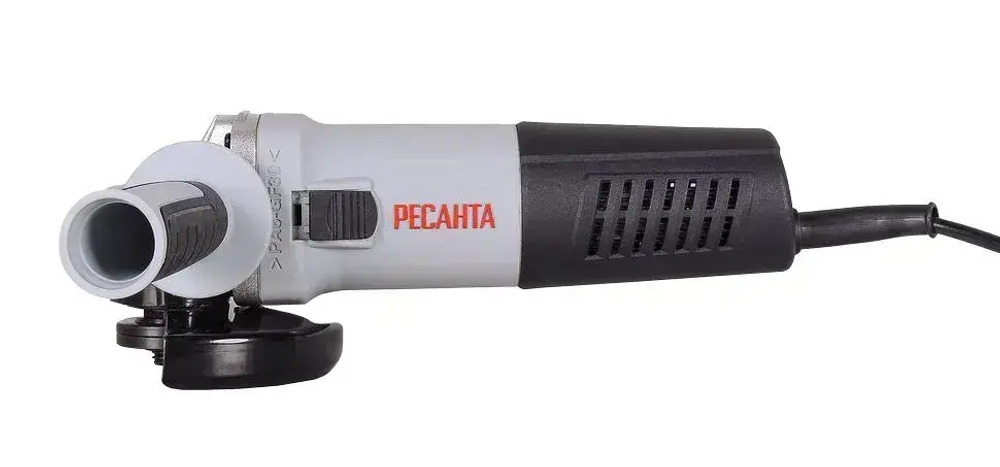 Болгарка Ресанта УШМ-125/1100 (1100 Вт, 11000 об/мин, d диска 125 мм, защитный кожух) / УШМ / Шлифмашина