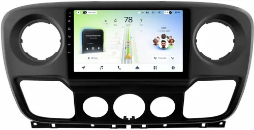 Магнитола для Renault Master 2010-2019 (рамка большая) - Teyes CC4L монитор 10.1" IPS, Android 14, Быстрая, Snapdragon 662, CarPlay, 4G SIM-слот
