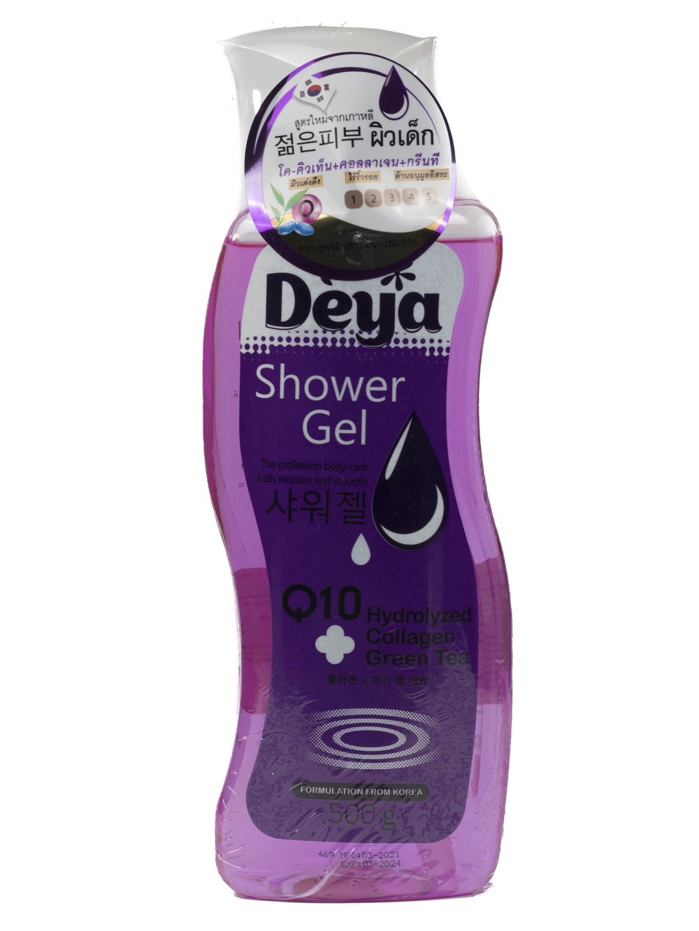 Гель для душа с Q10 DEYA Shower Gel Q10 500мл
