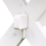 Деревянная скамейка Ойвинд садовая, белый