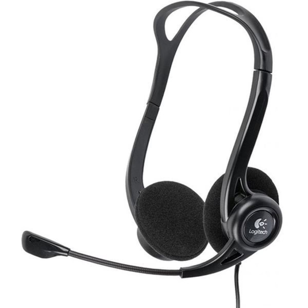 Компьютерная гарнитура Logitech USB Headset 960, Black (981-000100)