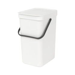 Brabantia Контейнер для мусора Sort & Go 12л белый 109782