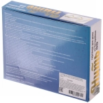 Гирлянда для дома на батарейках 5м 50 ламп LED от 2*АА, прозрач.провод, IP-20, Синий