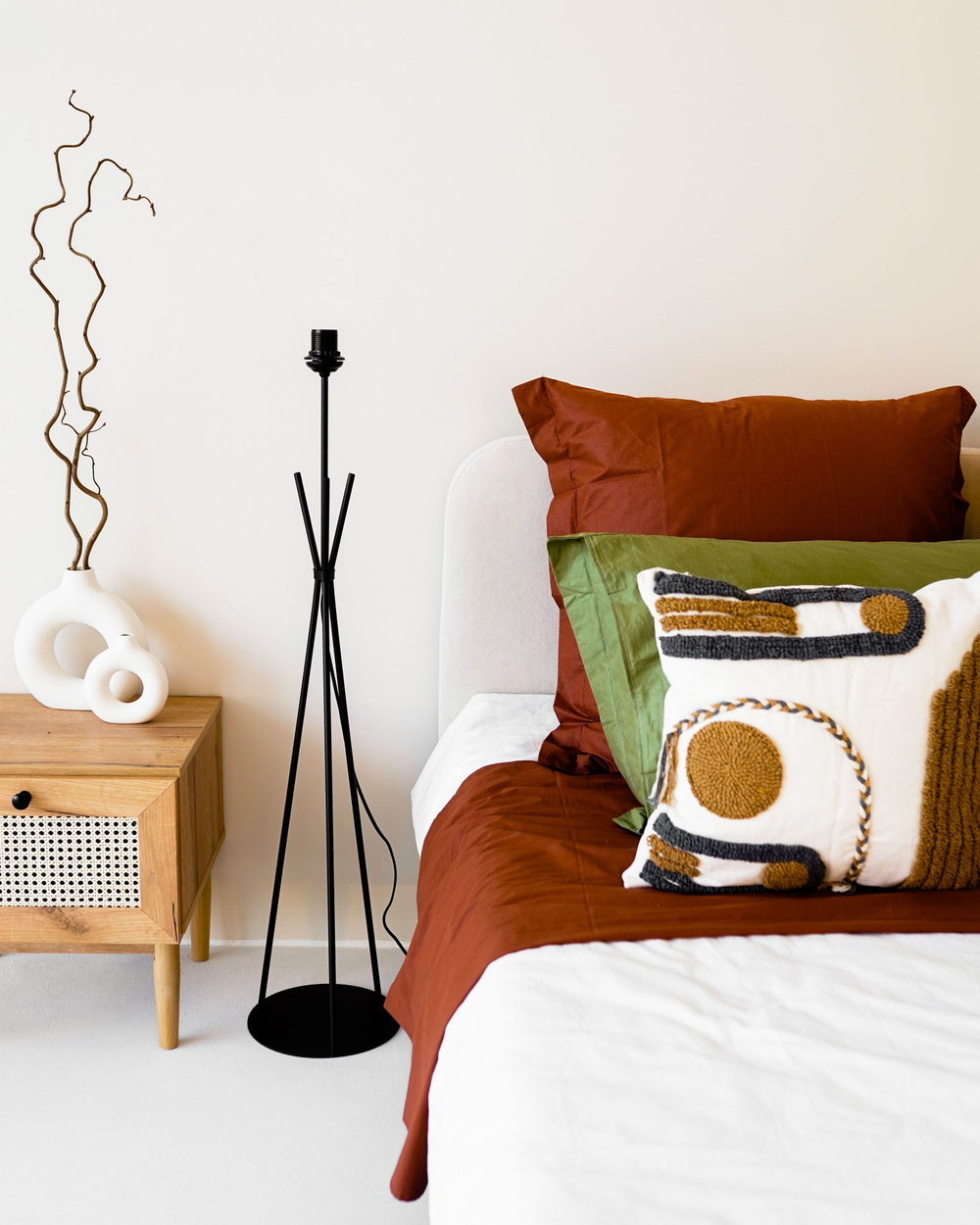 Торшер напольный золотой с белым абажуром в стиле лофт, светильник напольный классический, Дали, E27, 60 Вт