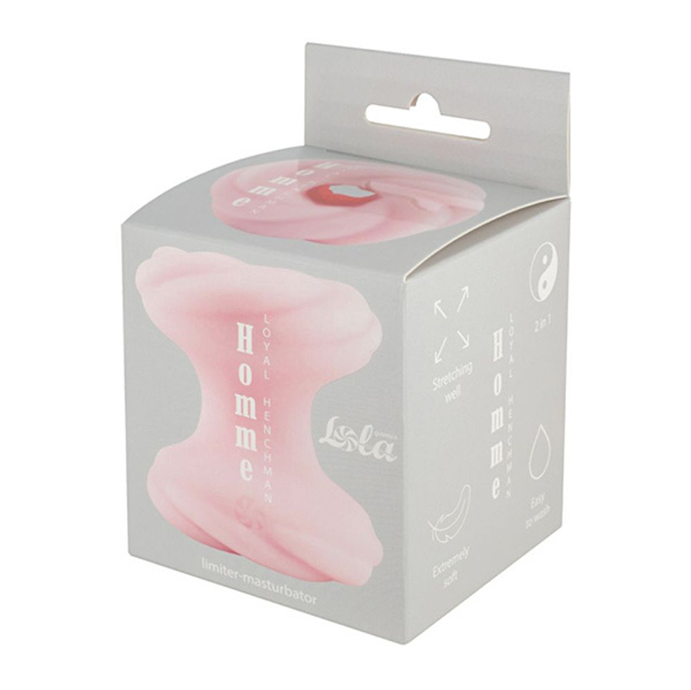 Розовый мастурбатор-стоппер 8см Lola Games Homme Loyal Henchman 7010-03lola