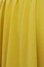 Тонкий хлопковый трикотаж жёлтого цвета (136 г/м2)