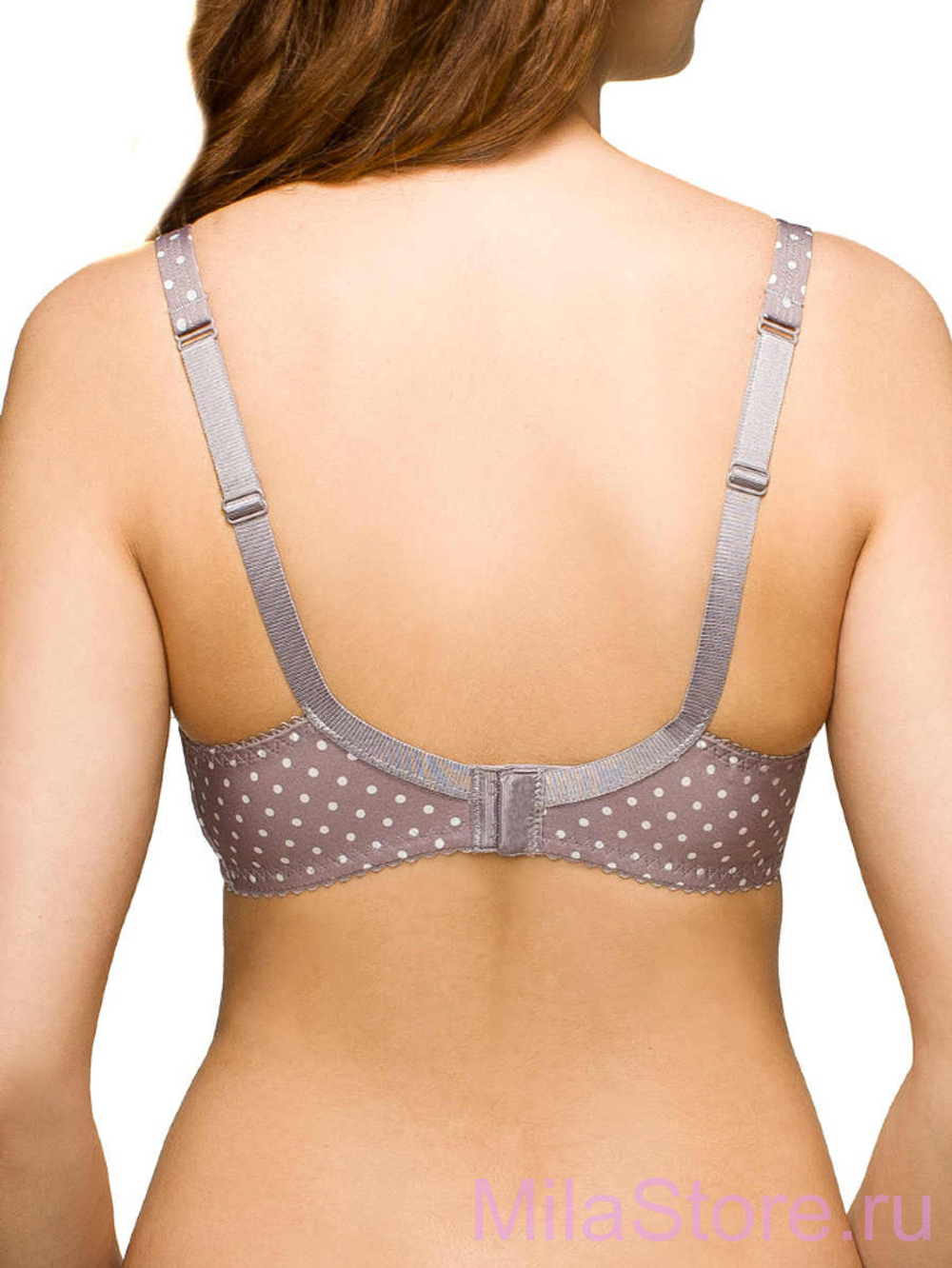 Бюстгальтер для беременных и кормящих мам 5330 коричневый горох