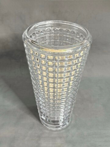 Ваза стеклянная "Даймонд" (h 28 см)