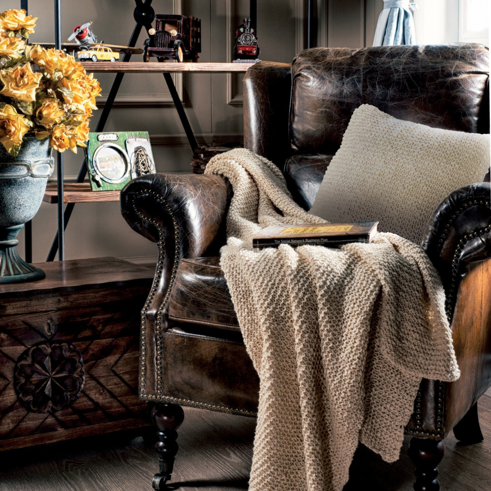 Подушка декоративная 40x40 Casual Avenue Notthingham слоновая кость фото