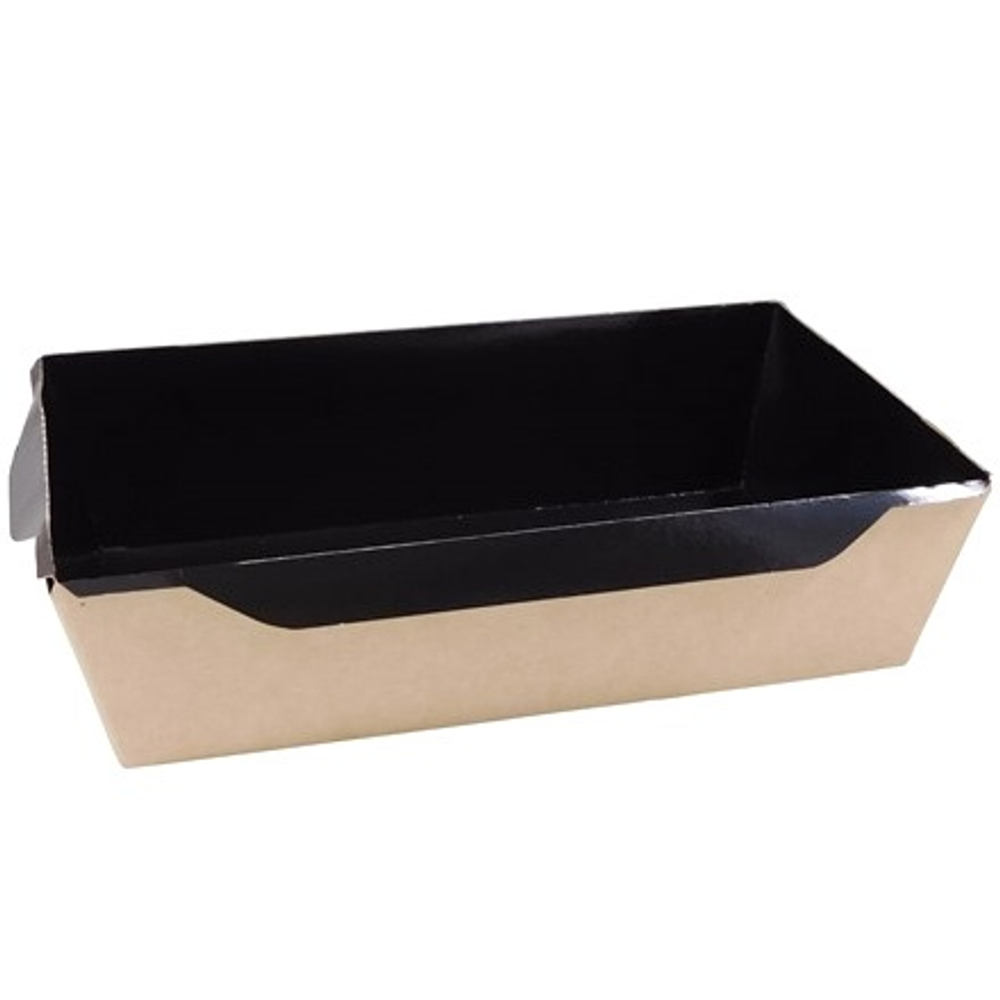 Дно OPSALAD ЧЕРНЫЙ без крышки 800мл 207*127*55 (50шт)/400