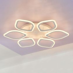 Citilux Ромби Смарт CL236A160E RGB Умная люстра Белая