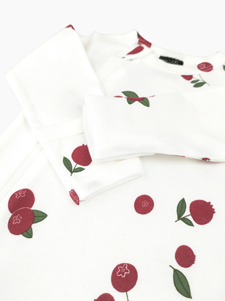 Комбинезон Mjölk Sleep and Play Брусника