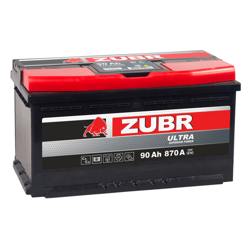 Аккумулятор ZUBR Ultra (90Ah, 870A, R+) ZU900