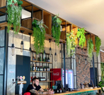 Озеленение искусственными растениями ресторана "La Costa"  г.Геленджик.