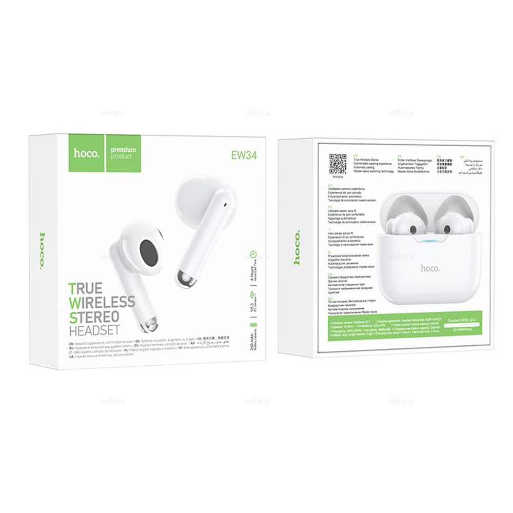 Беспроводные наушники Hoco EW34 (white)