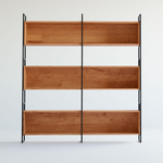 Стеллаж, 180х35х195, Бьерн, напольный, для книг, деревянный, в ванную и прихожую, для кухни, дуб, La Redoute