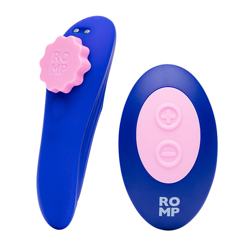 Клиторальный вибратор 8,7см в трусики с пультом ДУ Romp Party Wearable Panty Vibrator RPTY1SG4