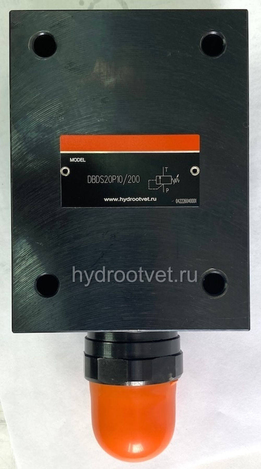 DBDS20P1X/100 - Предохранительный клапан прямого управления Ду20, давление регулировки до 100 бар, тип монтажа - на плиту, элемент регулировки S = винт