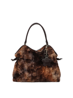 Сумка Eco Fur Dimsum Brown