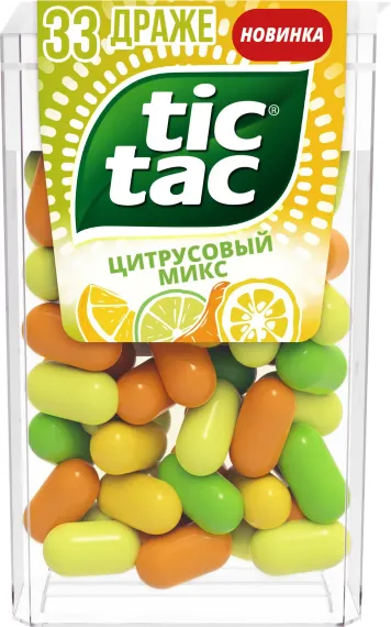 Драже Tic Tac цитрусовый микс 16г