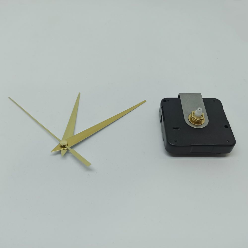 Часовой механизм, шток 12 мм, со стрелками №19 (1уп = 5шт)
