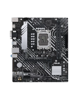 ASUS PRIME B660M-K D4, LGA1700, B660, 2*DDR4, 4*SATA, 2*M.2, 4*USB 3.2, 2*USB 2.0, 1*PCIx16, 2*PCIx1, D-Sub+HDMI, mATX; 90MB1950-M0EAY0