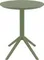 Стол пластиковый складной Sky Ø60, зеленый