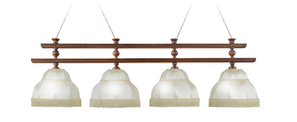 Лампа Ливерпуль Люкс 4 плафона - ясень