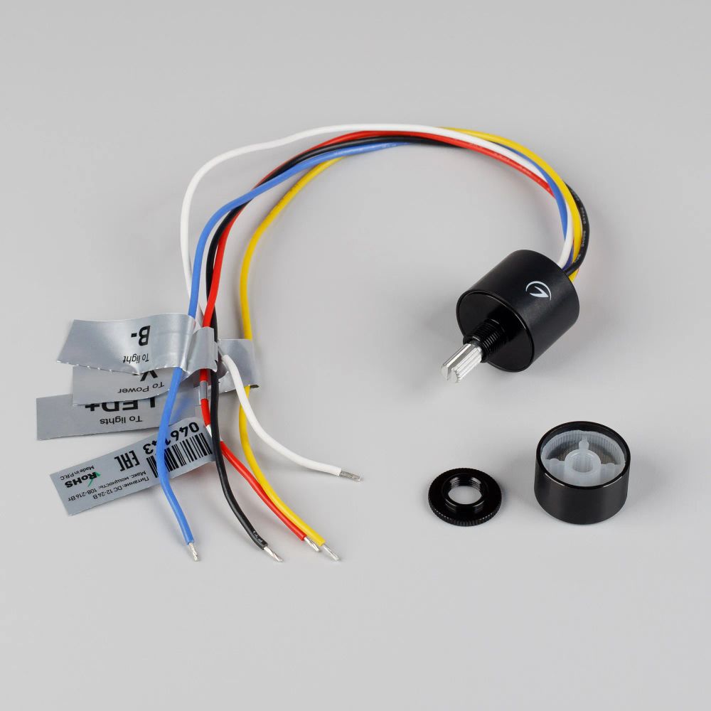 Диммер SR-NAVE-R24-3CH-BK (12-24V, 108-216W, RGB) (Arlight, IP65 Пластик, 2 года) 046143