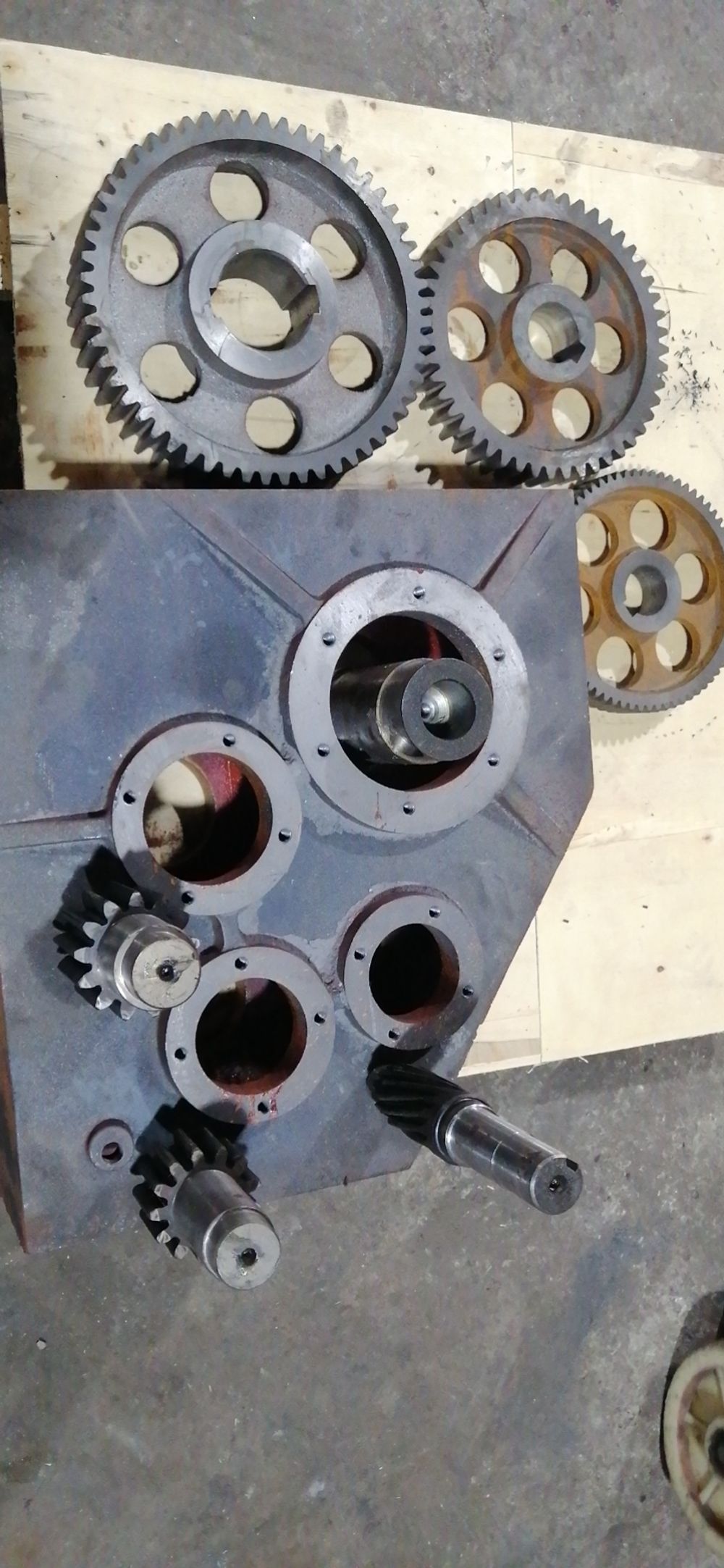 Редуктор в сборе ТСС GW42A/Gearbox case Assy