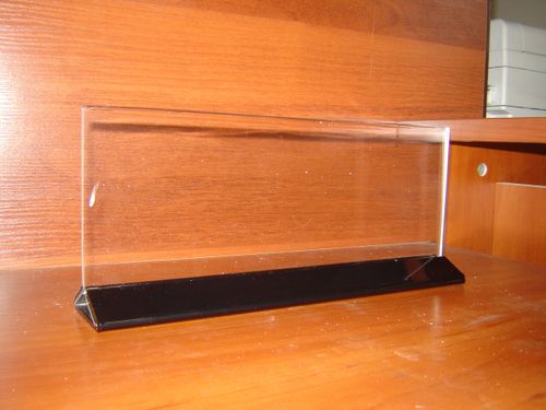 Меню-холдер тейбл тент 113х300 черное основание