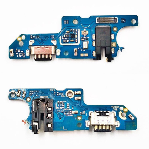 Шлейф для Infinix Smart 7 Plus плата на системный разъем/разъем гарнитуры/микрофон