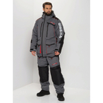 Костюм зимний SIBERIA ЗИМА ТК.BREATHABLE ЦВ.СЕРЫЙ/ЧЕРНЫЙ