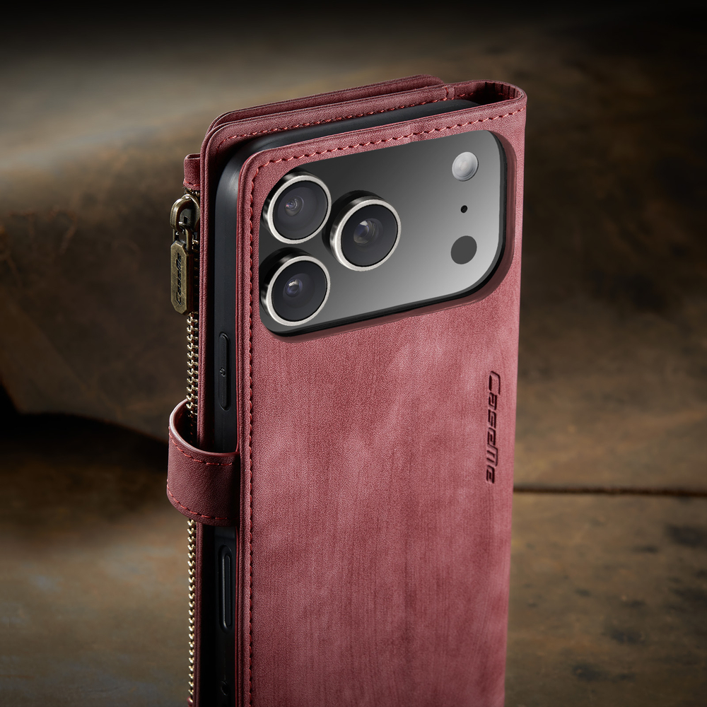 Многофункциональный чехол-кошелек CaseMe 3 in 1 Matte Wallet для iPhone 17 Pro
