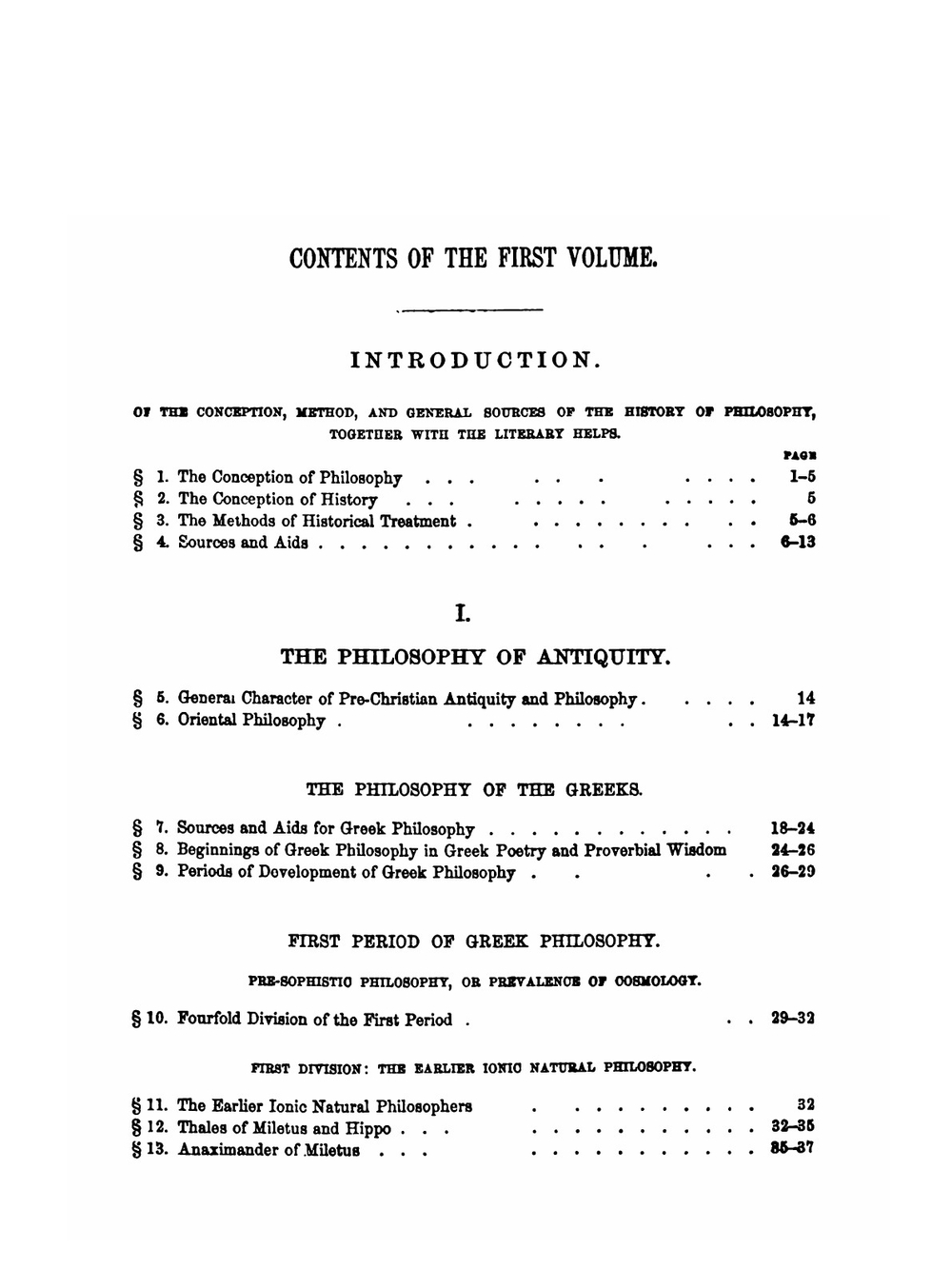 History of Philosophy, From Thales to the Present Time. Volume 1 | Friedrich Ueberweg