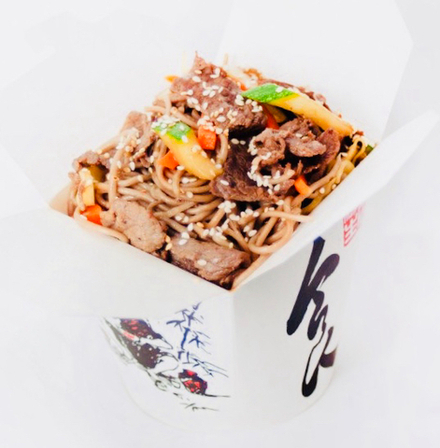 Wok с говядиной