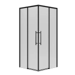 Душевой уголок Niagara Nova NG-6830-34BLACK 100х100 стекло прозрачное/профиль черный матовый