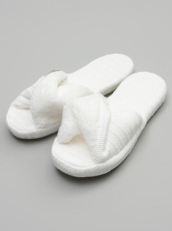 Элитные тапочки Fula белые от Hamam вид