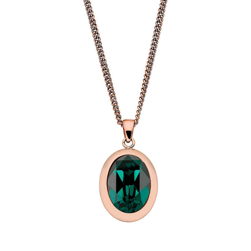 Колье Qudo Tivola Emerald 404550.1 G/RG