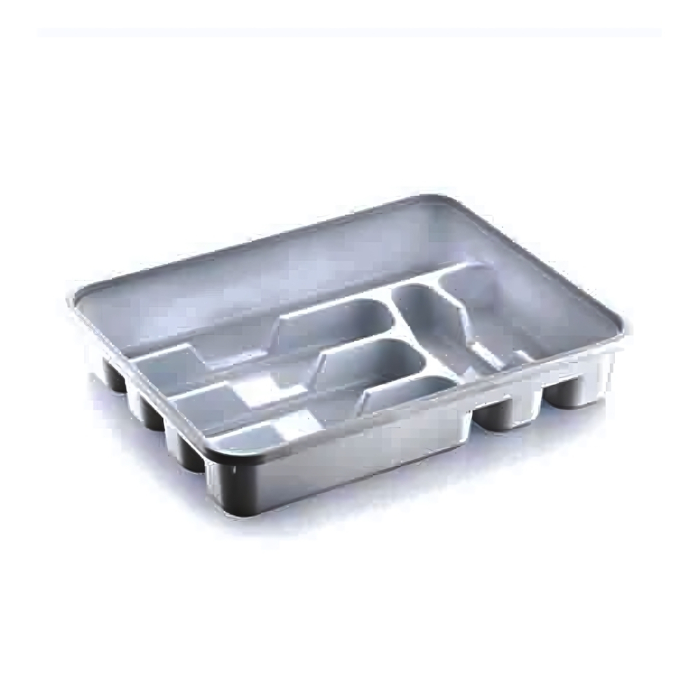 Лоток для столовых приборов. серебро