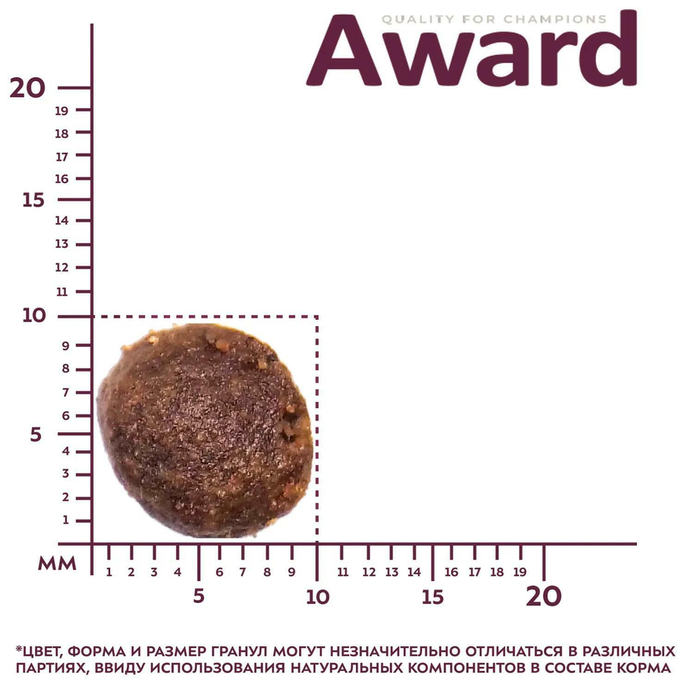Корм  для щенков AWARD, 2 кг, индейка и курица