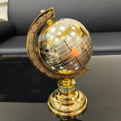 Глобус сувенирный "Золотой" (Златоуст)