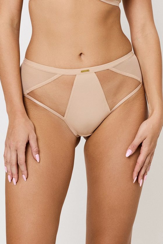 HOLLY BEIGE Трусы высокие