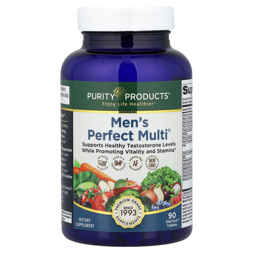 Purity Products, Men's Perfect Multi®, 90 таблеток SlipTech ™
